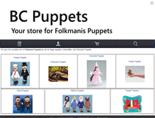 Tablet Screenshot of bcpuppets.ca